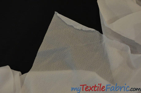Lightweight Iron On Tricot Fusible Interfacing Interlining Polyester Fabric - White, Black, 58/60" Wide (Yards)