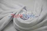 Microfiber Towel Fabric - 80% Polyester 20% Polyamide, Ultra-Soft, Absorbent, White, Baby Blue, 60" Width (By The Yard)