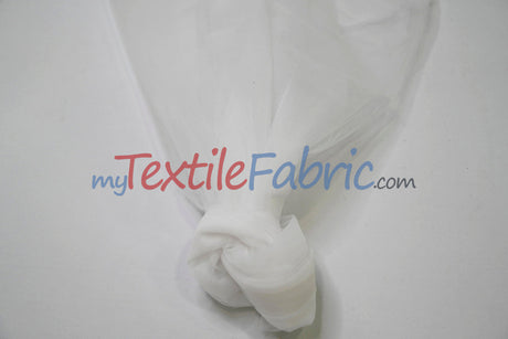 Micro Mesh Polyester Fabric - Sheer Soft Stretch Tulle, 58/60" Width, Multiple Colors (1 Yard)