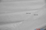 Non Woven Polypropylene Fabric - White, Blue, 60" Wide (1 Yard)