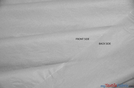 Non Woven Polypropylene Fabric - White, Blue, 60" Wide (1 Yard)