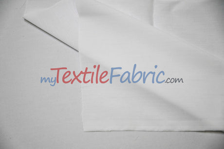 Polyester Cotton Broadcloth Fabric - Solid Colors, 58/60" Width (1 Yard)
