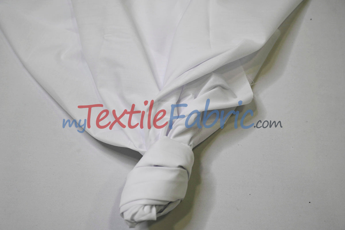 Polyester Cotton Broadcloth Fabric - Solid Colors, 58/60" Width (1 Yard)