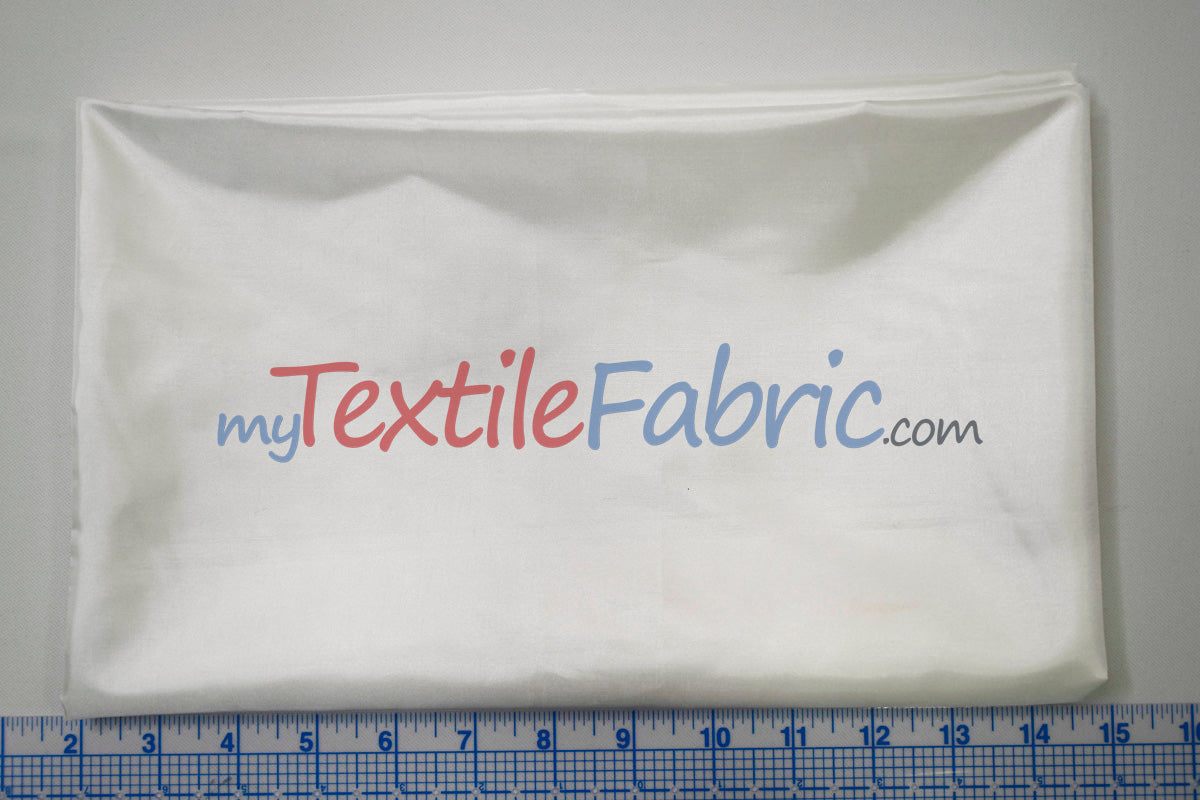 Polyester Silky Habotai Lining Polyester Fabric - Solid Multiple Colors, 58" Width (Continuous Yards)