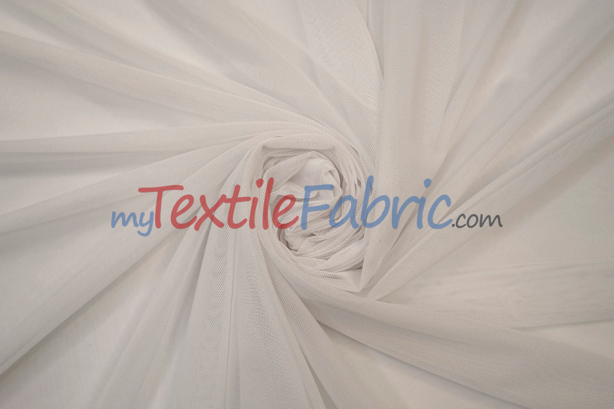 Super Soft Power Mesh Spandex Fabric - Multiple Colors, 58/60" Width (1 Yard)