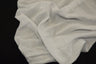 Rayon Challis 100 Percent Rayon Fabric - White And Black Semi Solid, 57/58" Width (1 Yard)