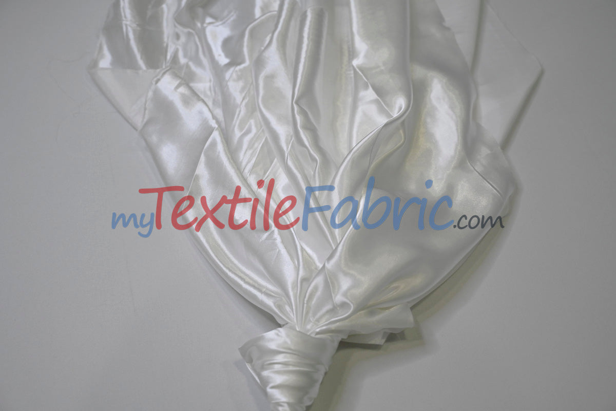 Stretch Charmeuse Satin Fabric - 96% Polyester 4% Spandex, Solid, 58/60" Width (Yards, Bolts, Sample Swatches)
