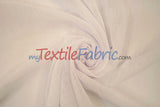 Extra Wide Turkish Sheer 100 Percent Polyester Fabric - Textured Linen-Look Sheer, 108" Width, White, Offwhite, Ivory, Champagne (1 Yard)