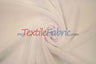 Extra Wide Turkish Sheer 100 Percent Polyester Fabric - Textured Linen-Look Sheer, 108" Width, White, Offwhite, Ivory, Champagne (1 Yard)