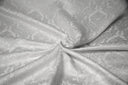 Vintage Damask Polyester Fabric - Damask Brocade, 58" Width, White, Ivory, Blush Pink (1 Yard)