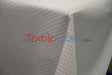 Waffle Brocade Polyester Fabric - Textured Waffle Grid, 60" Width, White, Ivory, Champagne, Black (1 Yard)