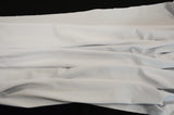 Yoga Spandex Polyester Spandex Fabric - White And Black, 58/60" Width, Slight Sheen, 4 Way Stretch (1 Yard)