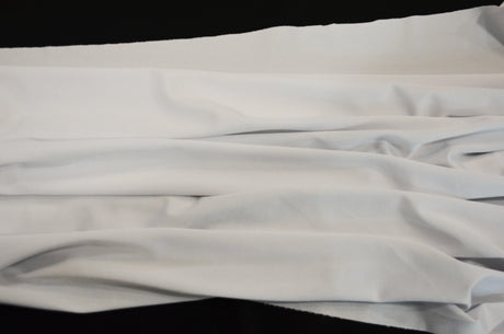Yoga Spandex Polyester Spandex Fabric - White And Black, 58/60" Width, Slight Sheen, 4 Way Stretch (1 Yard)