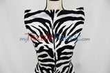 Zebra Charmeuse Satin Fabric - Zebra Print, 58/60" Width, Multiple Colors (1 Yard)
