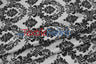 Damask Flocking Taffeta Fabric - Flocking Velvet Damask, 58/60" Width (1 Yard)