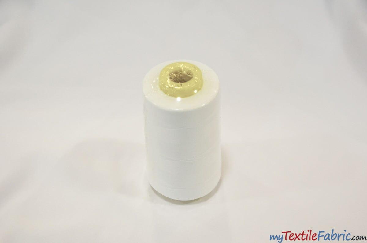 All Purpose Polyester Thread - 100% Spun Polyester Sewing Thread, 6000 Yard Spool, 50+ Colors Available (1 Spool)