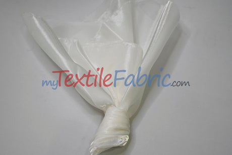 Crystal Satin Polyester Fabric - Shimmering Satin Finish, 45" Width, Multiple Colors (1 Yard)
