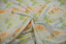 Chinese Flower Brocade Polyester Fabric - Oriental Floral Brocade, 45" Width (1 Yard)