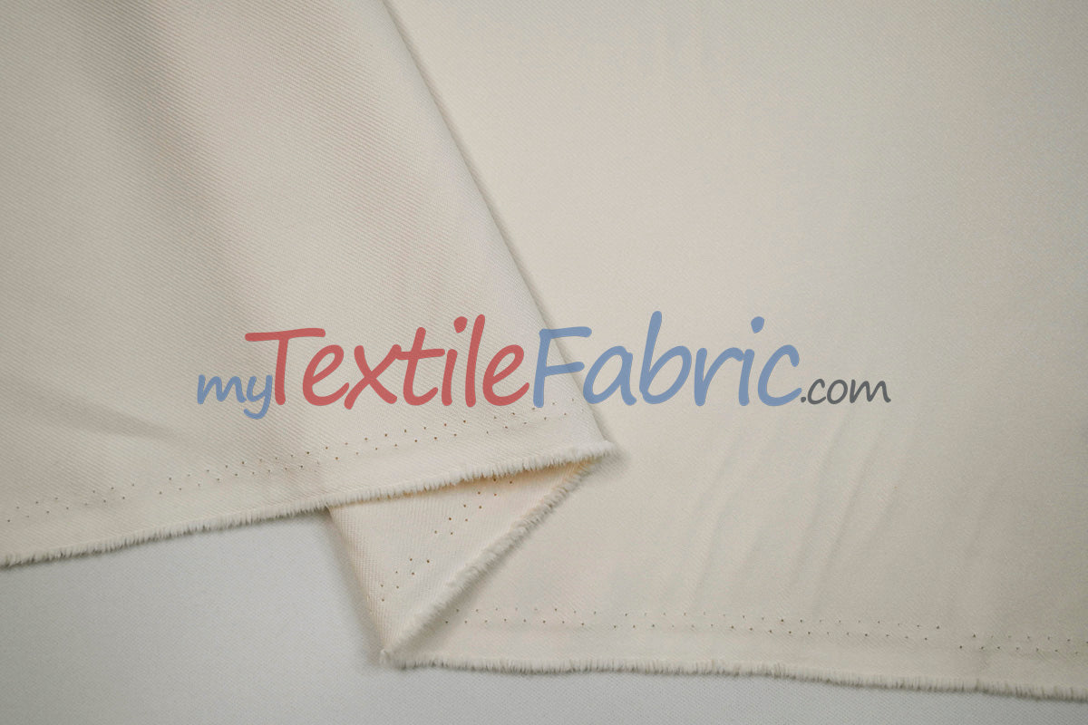 Polyester Gabardine Fabric - Multiple Colors, 58" Width (1 Yard)