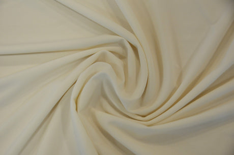 ITY Knit Polyester Spandex Fabric - Solid Interlock Twist Yarn, 58/60" Width, Multiple Colors (1 Yard)