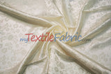 Jasmine Jacquard Polyester Fabric - Floral Brocade, 60" Width (1 Yard)