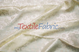 Jasmine Jacquard Polyester Fabric - Floral Brocade, 60" Width (1 Yard)