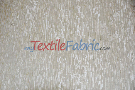 Luxury Jacquard Polyester Fabric - Solid Textured, 58/60" Width, Multiple Colors (1 Yard)