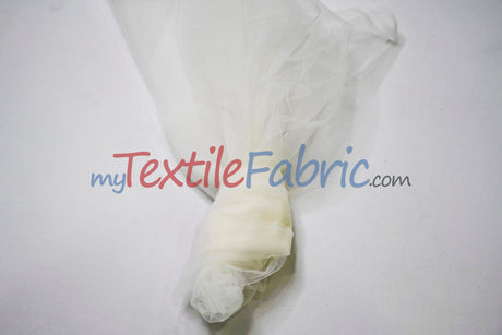 Micro Mesh Polyester Fabric - Sheer Soft Stretch Tulle, 58/60" Width, Multiple Colors (1 Yard)