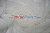 Micro Mesh Polyester Fabric - Sheer Soft Stretch Tulle, 58/60" Width, Multiple Colors (1 Yard)