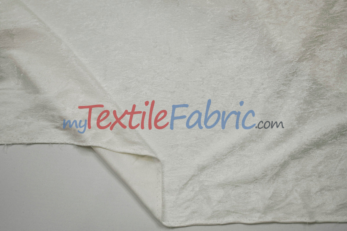 Panne Velvet Polyester Fabric - Crush Panne Velour, Solid, 58/60" Width (1 Yard)