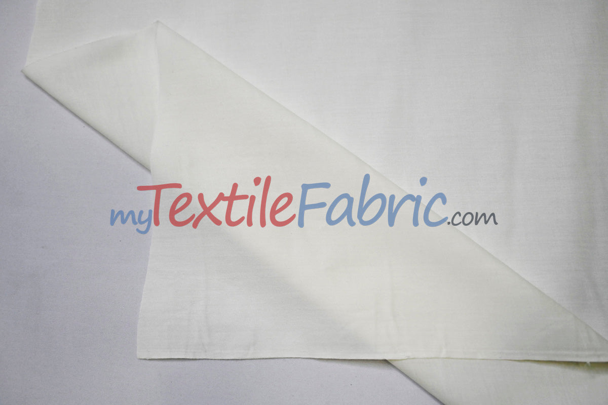 Polyester Cotton Broadcloth Fabric - Solid Colors, 58/60" Width (1 Yard)