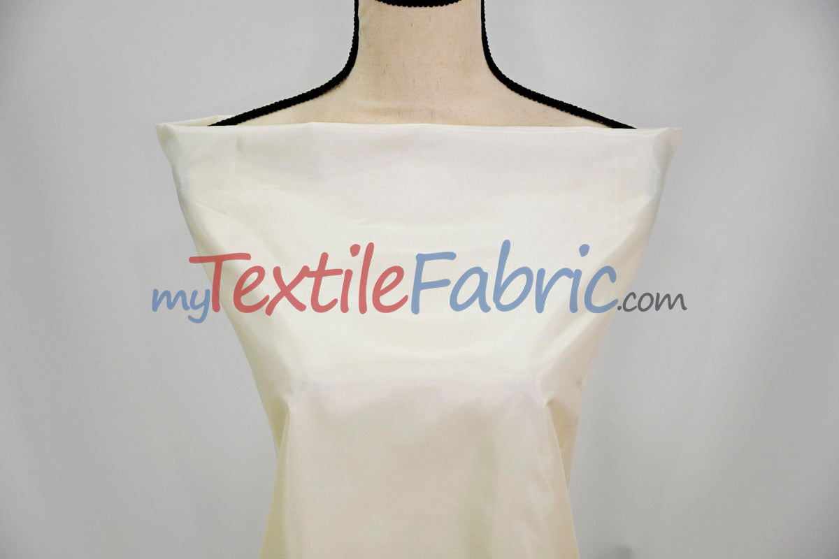 Polyester Silky Habotai Lining Polyester Fabric - Solid Multiple Colors, 58" Width (Continuous Yards)