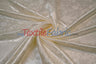Satin Flower Brocade Polyester Fabric - Tone On Tone Embossed Floral, 58/60" Width (1 Yard)