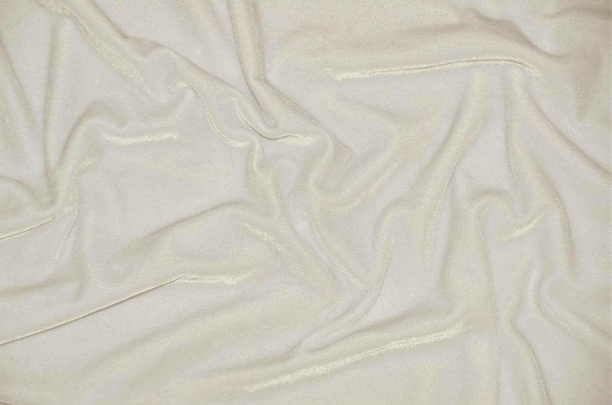 Stretch Velvet Spandex Fabric - Solid, 58" Width (1 Yard)