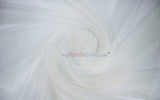Super Organza Polyester Fabric - Semi-Sheen Sheer, 60" Width, White, Ivory, Baby Blue, Lavender, Black (By The Yard)