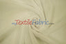 Extra Wide Turkish Sheer 100 Percent Polyester Fabric - Textured Linen-Look Sheer, 108" Width, White, Offwhite, Ivory, Champagne (1 Yard)