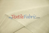 Extra Wide Turkish Sheer 100 Percent Polyester Fabric - Textured Linen-Look Sheer, 108" Width, White, Offwhite, Ivory, Champagne (1 Yard)