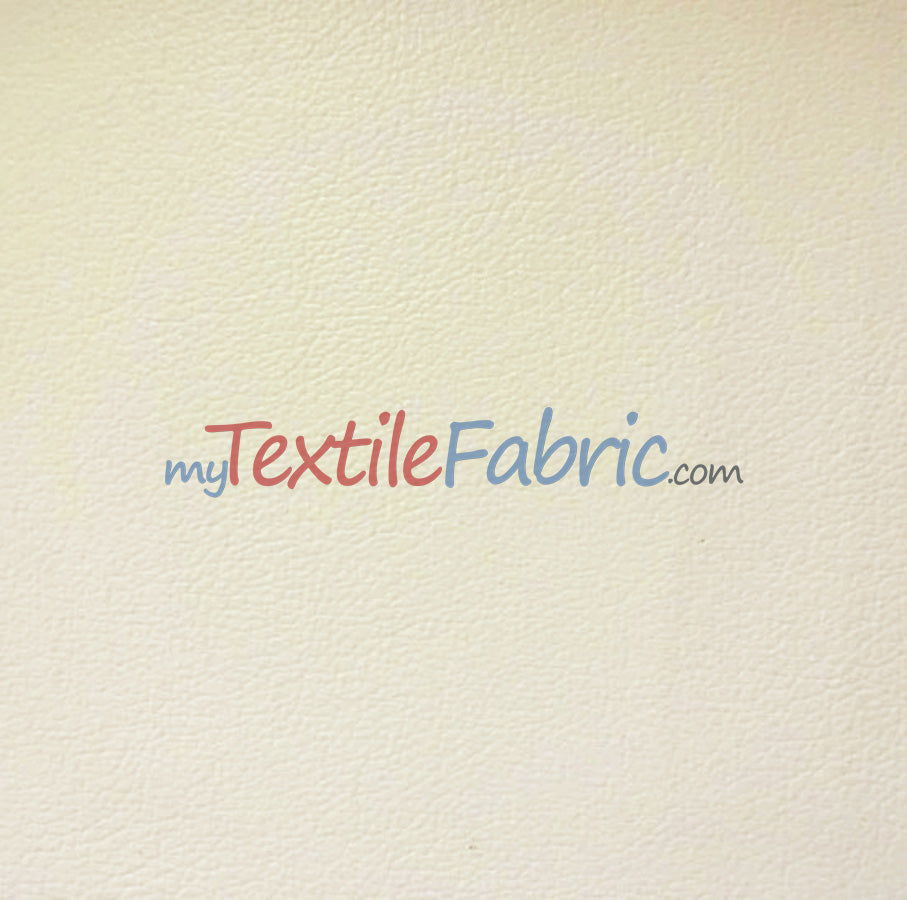 Soft And Smooth Vinyl Fabric - Faux Leather, Solid Colors, 54" Width (1 Yard)