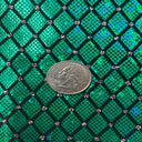 Nylon Spandex Diamond Flocking Hologram Fabric