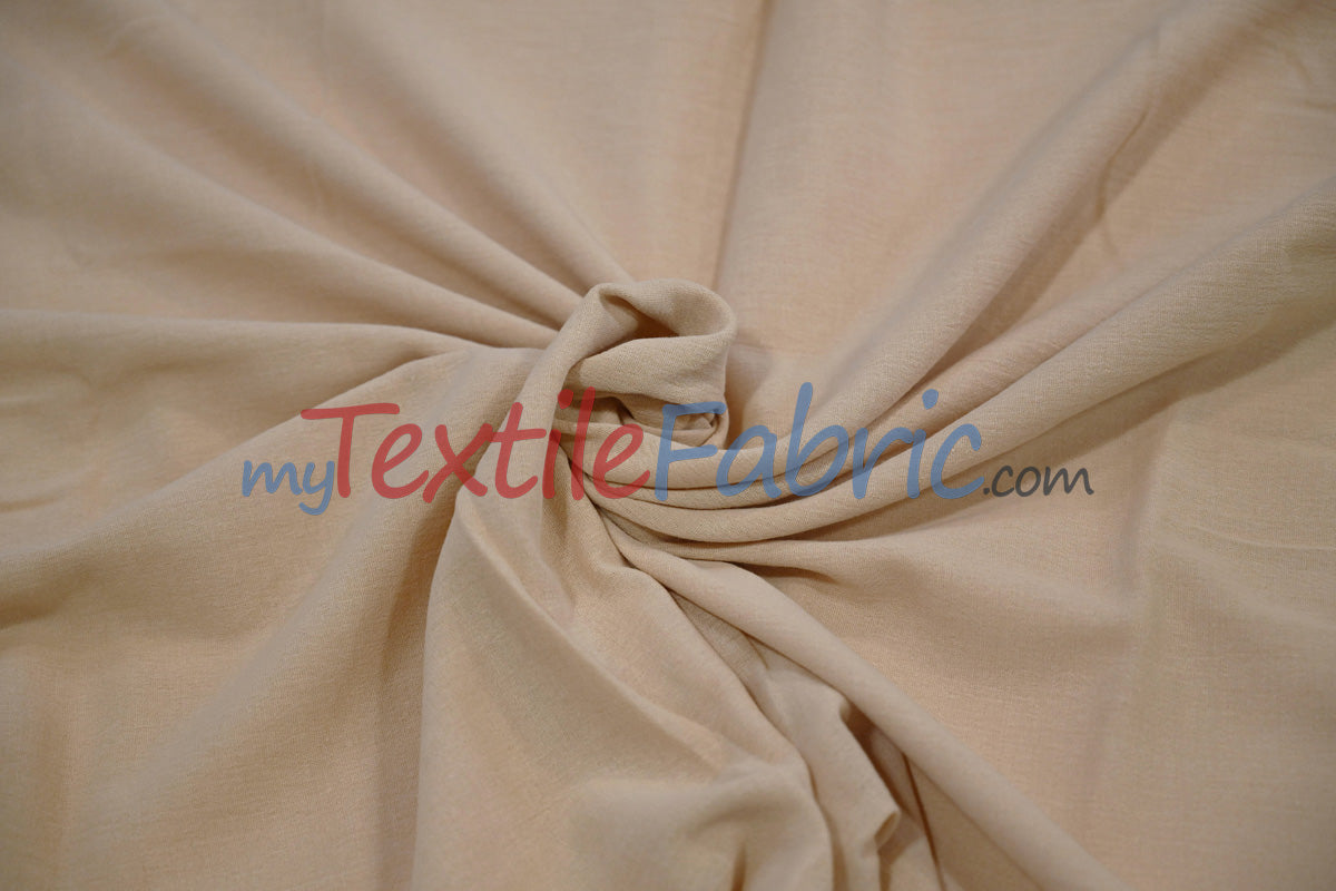 100 Percent Cotton Gauze Fabric - Soft Lightweight Muslin, 46/48" Width, Yards, Bolts, Sample Swatch (1 Yard)