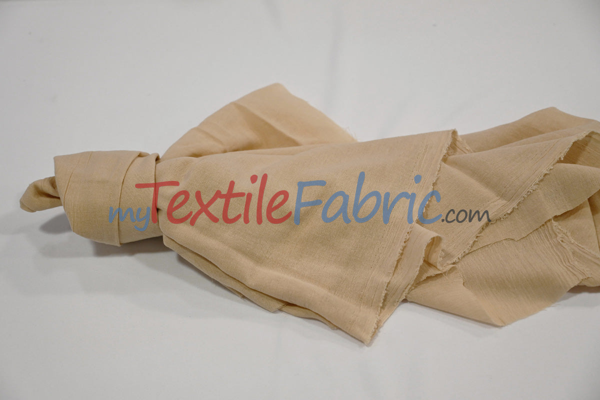 100 Percent Cotton Gauze Fabric - Soft Lightweight Muslin, 46/48" Width, Yards, Bolts, Sample Swatch (1 Yard)