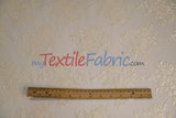 Chantilly Lace Polyester Fabric - Floral Embroidery, Sheer Mesh, 52" Width (1 Yard)