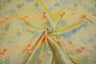 Chinese Flower Brocade Polyester Fabric - Oriental Floral Brocade, 45" Width (1 Yard)