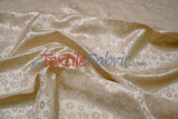 Jasmine Jacquard Polyester Fabric - Floral Brocade, 60" Width (1 Yard)