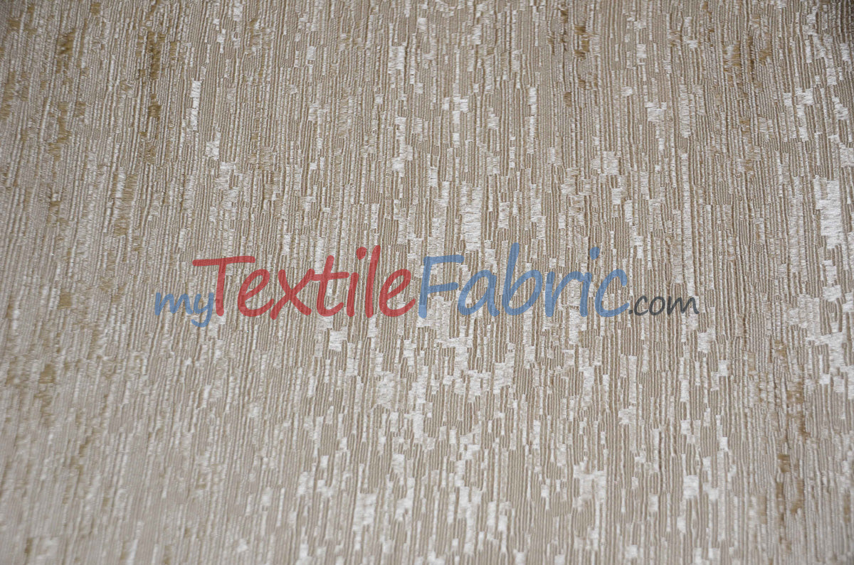 Luxury Jacquard Polyester Fabric - Solid Textured, 58/60" Width, Multiple Colors (1 Yard)