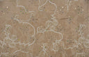Sequins Ribbon Taffeta Polyester Fabric - Flower Swirl Embroidery With Sequins, 54" Width, Multiple Colors (1 Yard)