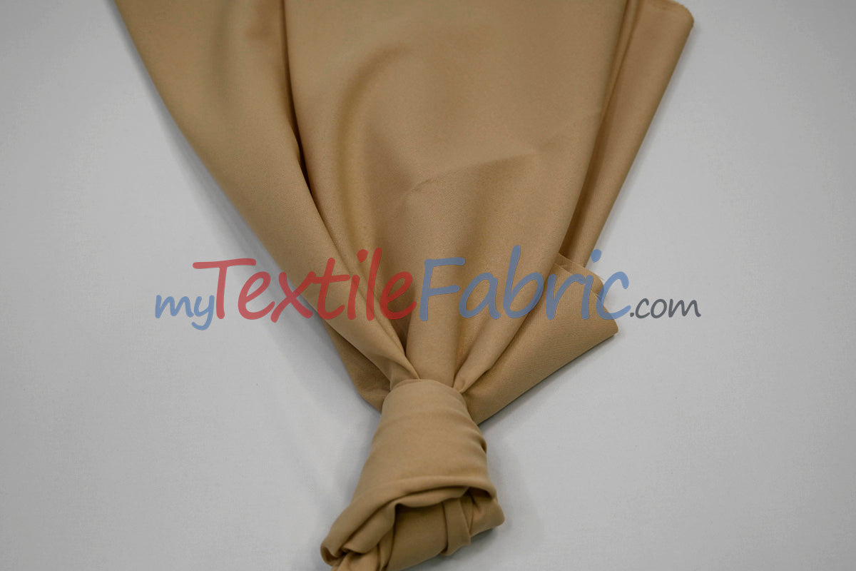 Visa Polyester Poplin Fabric - Solid, 58/60" Width (1 Yard)