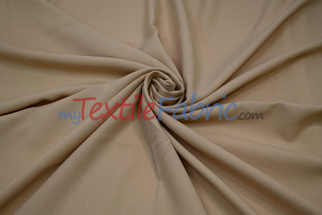 Scuba Double Knit Polyester Fabric - Solid Multiple Colors, 58/60" Width (1 Yard)