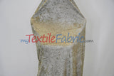Panne Velvet Polyester Fabric - Crush Panne Velour, Solid, 58/60" Width (1 Yard)