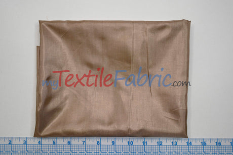 Polyester Silky Habotai Lining Polyester Fabric - Solid, 58" Wide (Sample Swatch)